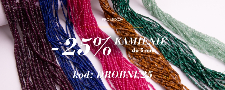 -25% na kamienie drobne z kodem DROBNE25