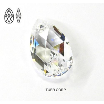Swarovski pear-shaped 28mm crystal