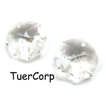 Swarovski octagon lily 14mm crystal z trzema dziurkami