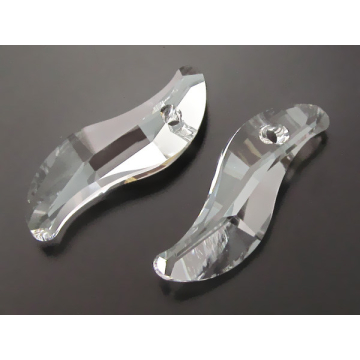 Swarovski wave pendant 28mm crystal