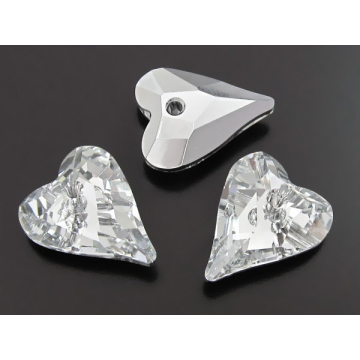 Swarovski wild heart 17mm comet argent light foiled