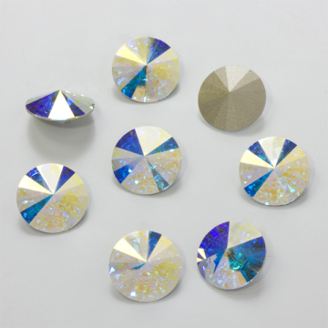 Swarovski rivoli stone crystal AB 14mm