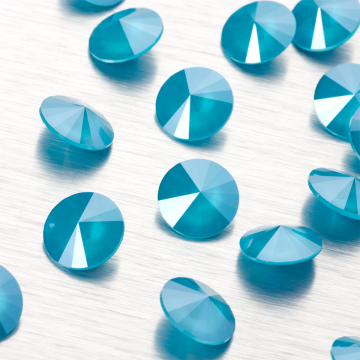 1122 rivoli stone azure blue 12mm