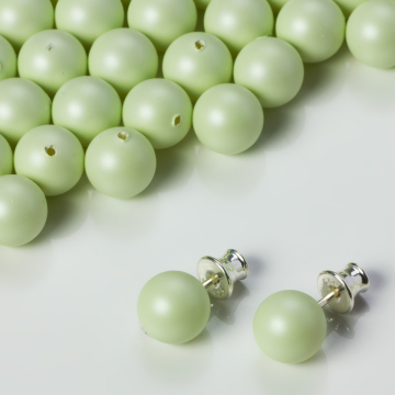 Perły SWAROVSKI do kolczyków (967) Pastel Green 8mm