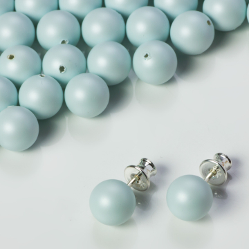 Perły SWAROVSKI do kolczyków (966) Pastel Blue 8mm
