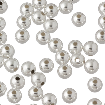Kulki posrebrzane gładkie 8mm