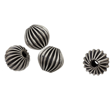 Przekładki kulki karbowane oksydowane 25mm