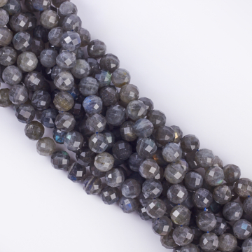 Labradoryt kulki fasetowane klasa AAA 10mm