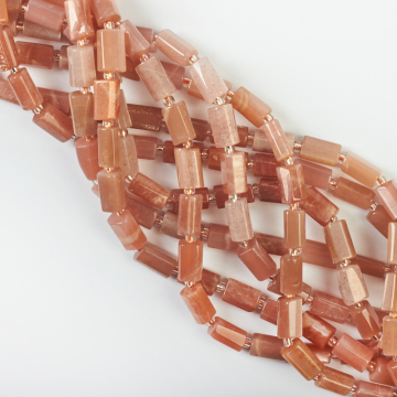 Kamień słoneczny słupek ciosany 11x6,5mm