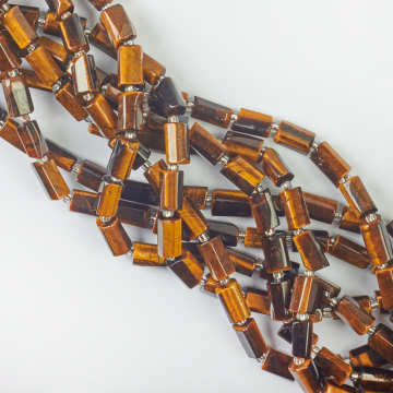 Tygrysie oko słupek ciosany 12,5x8mm