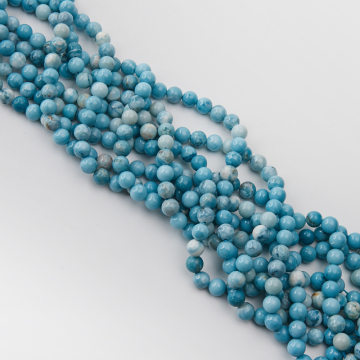 Larimar kulka gładka (dobarwiana) 8,5mm