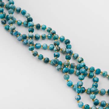 Apatyt oponka fasetowana 8x6,5mm