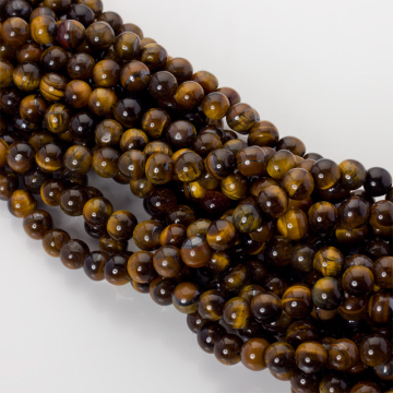 Tygrysie oko kulka gładka 8,5mm