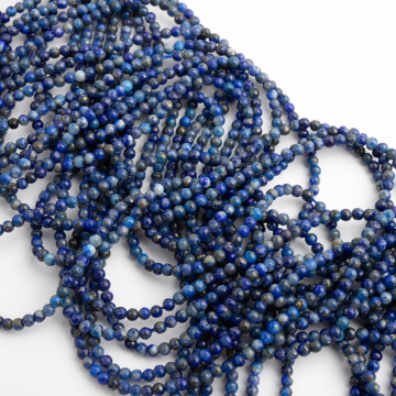Lapis lazuli kulka gładka 2mm