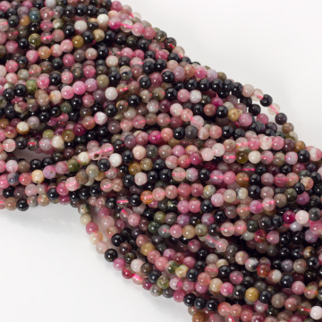 Turmalin kulki gładkie 4,5mm