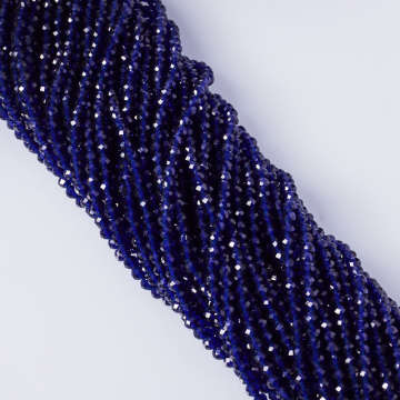 Szafir syntetyczny kulka fasetowana 3mm