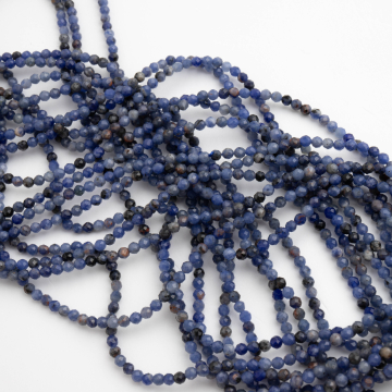 Sodalit kulka fasetowana 2,5mm