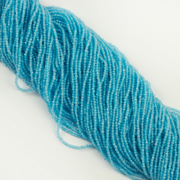 Kocie oko kulka fasetowana błękitna 1,8-2mm