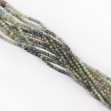 Kianit kulka fasetowana cieniowana 4mm