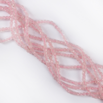 Kryształ górski kostka fasetowana 4mm