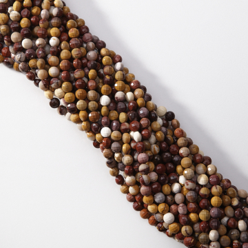 Jaspis mokait dysk fasetowany 6.5mm