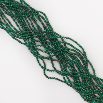 Malachit kulka fasetowana 2,5mm