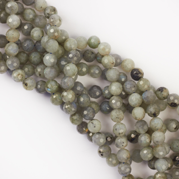 Labradoryt kulka fasetowana 8mm