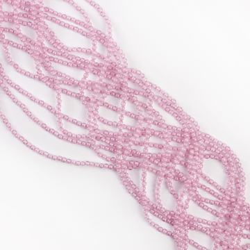 Cyrkonia kulka gładka różowa 2.5mm