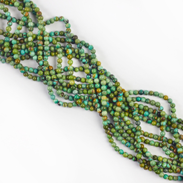 Turkus naturalny kulka gładka 2,5mm