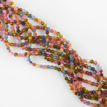 Turmalin kulka fasetowana 4mm Turmalin kulka fasetowana 4mm