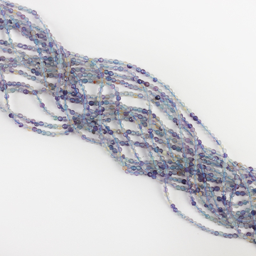 Fluoryt kulka fasetowana 2-2,5mm