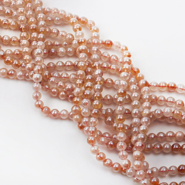 Cytryn kulka gładka powlekana perłowo 6mm