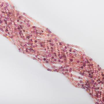 Mix kryształów górskich kulka fasetowana 2,5mm