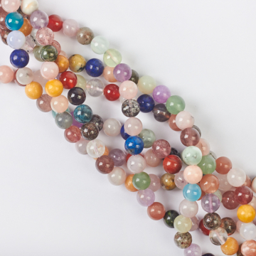 Mix kamieni kulka gładka 8-9mm