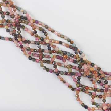 Turmalin kulka fasetowana 4mm