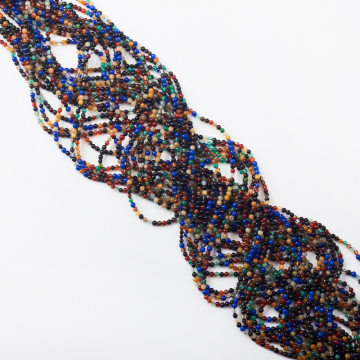 Mix agatów kulka gładka 2,5mm