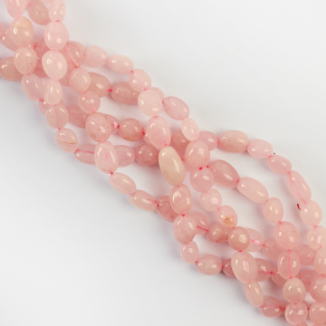 Kryształ górski różowy bryłka nieregularna 8x10mm