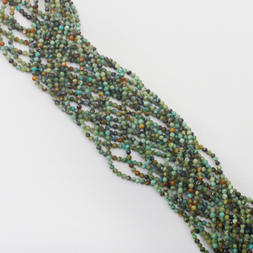 Turkus naturalny kulka fasetowana 1,8mm