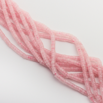 Kryształ górski różowy krążek gładki 4,5mm