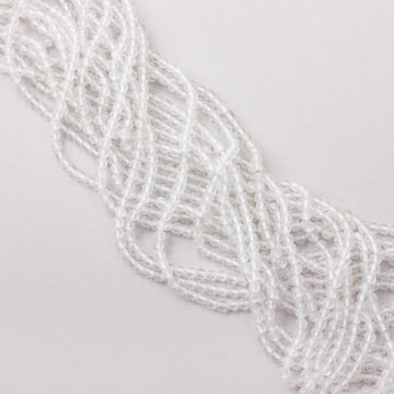 Kryształ górski kulka fasetowana 3mm