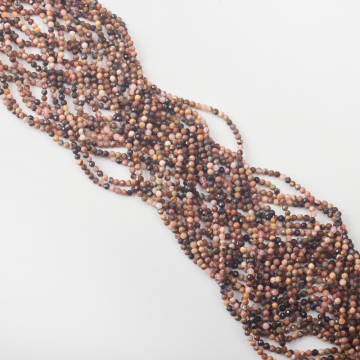 Rodonit kulka fasetowana 3mm