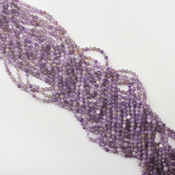 Ametyst kulka fasetowana 3,5mm