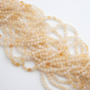 Cytryn kulka fasetowana 4mm