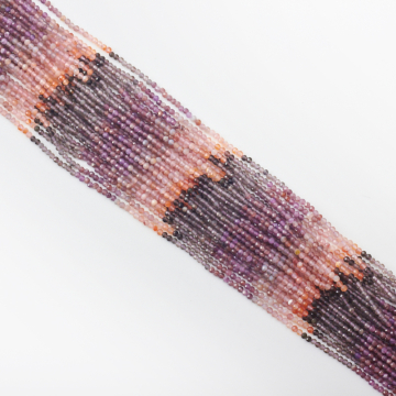 Mix kamieni kulki fasetowane cieniowane 2,5mm