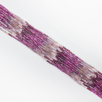 Mix kamieni kulki fasetowane cieniowane fosfosyderyt 2,5mm