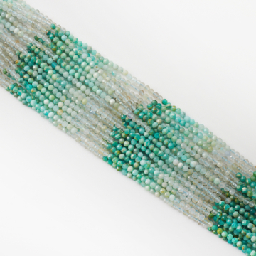 Mix kamieni kulki fasetowane cieniowane 3mm