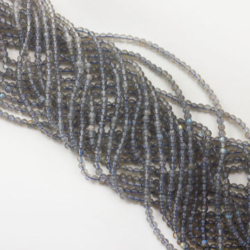 Labradoryt kulka gładka 4mm