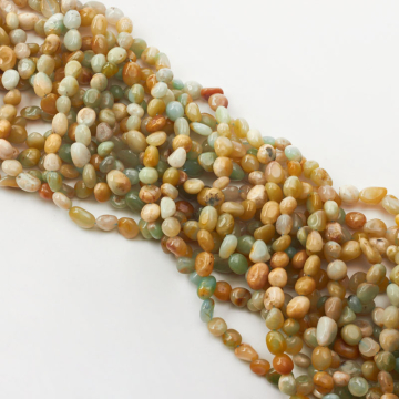 Amazonit bryłka nieregularna 6x8mm