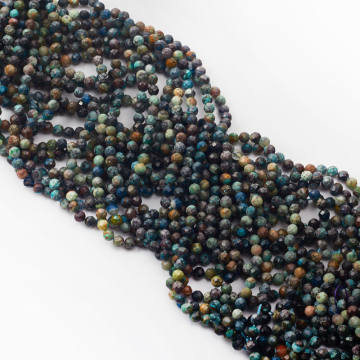 Turkus kulka fasetowana 4,5mm