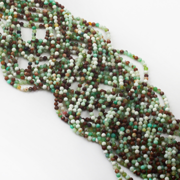 Jadeit australijski kulka fasetowana 3,5mm